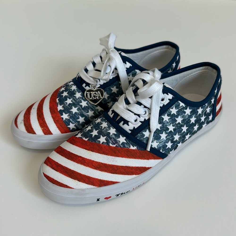 The Bradford Exchange "American Pride" Sneakers | Sz 7